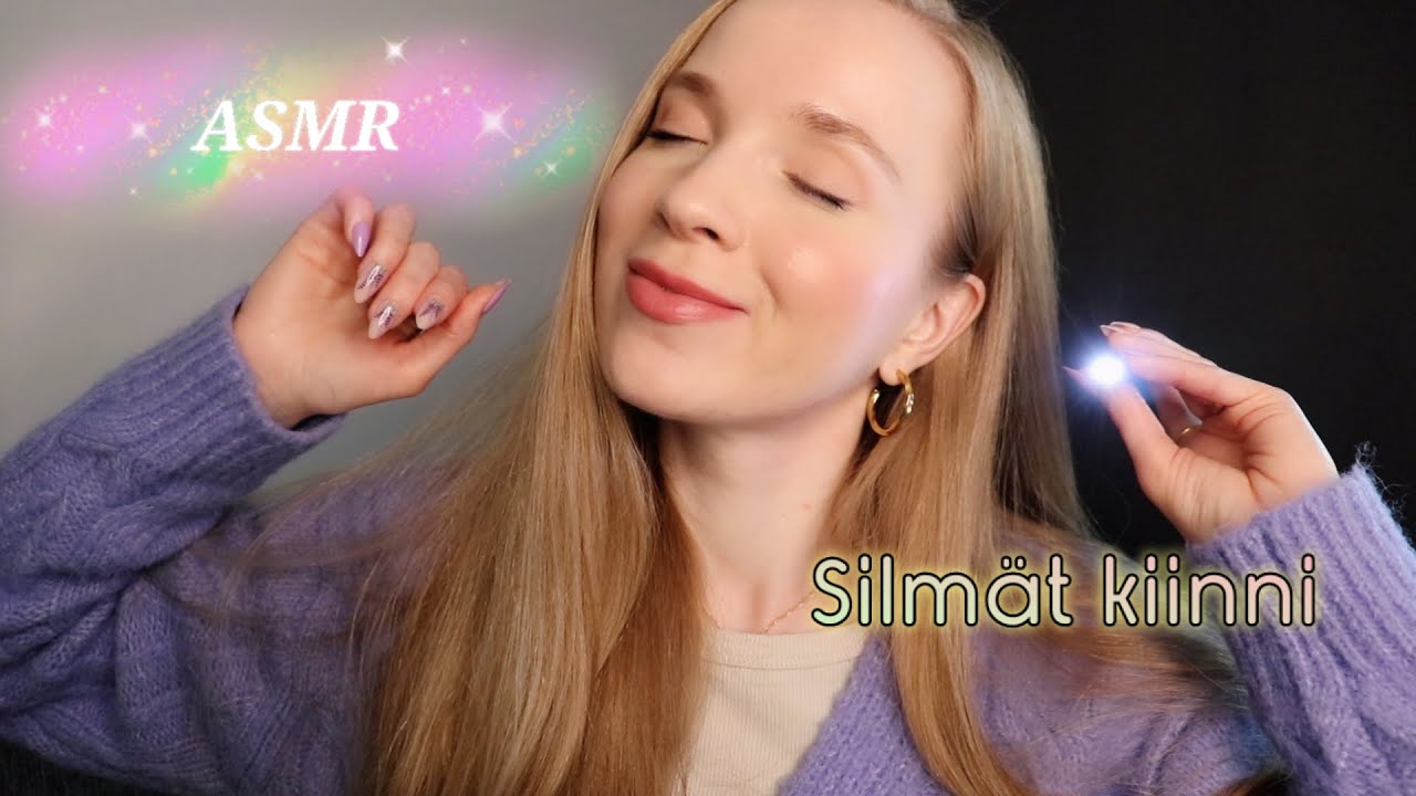ASMR SUOMI Seuraa Mun Ohjeet 🔦 Silmät Kiinni ASMR Follow My Instructions 👀