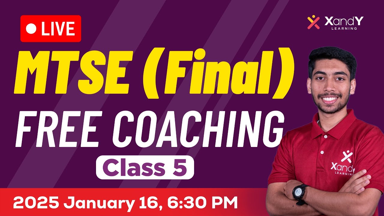Class 5 MTSE(Final) | Free Coaching🔴📢LIVE | Ep 1 |  #mtse2024  #surequestions #mtse #maths