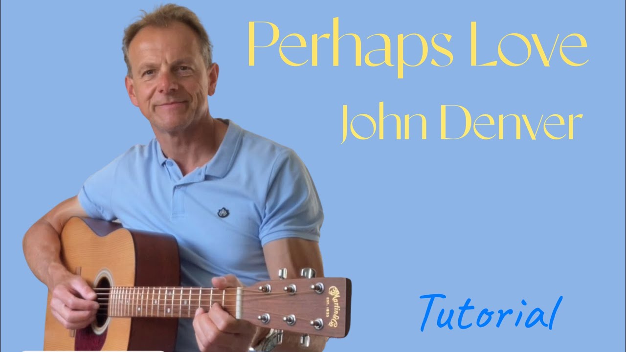 PERHAPS LOVE - JOHN DENVER  Guitar Tutorial #tutorial #johndenver #easyguitar