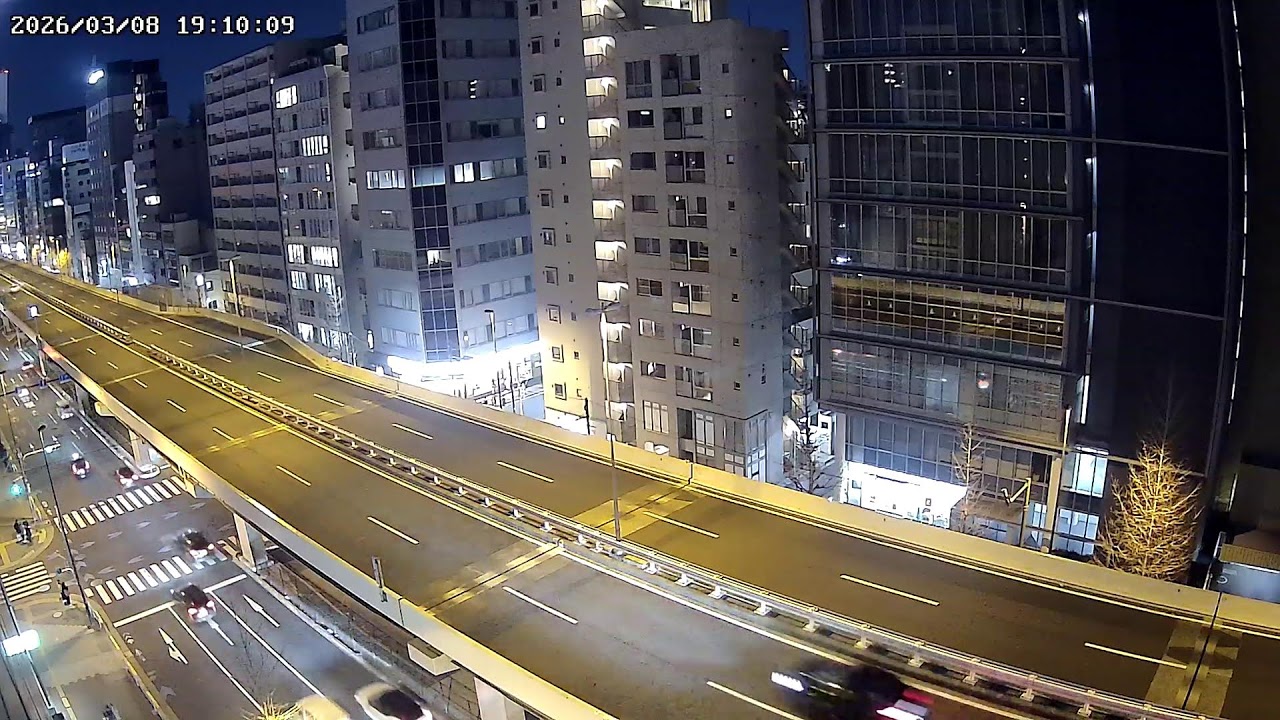 首都高速1号上野線ライブカメラ Route 1 Ueno Line Metropolitan Expressway.world.cam
