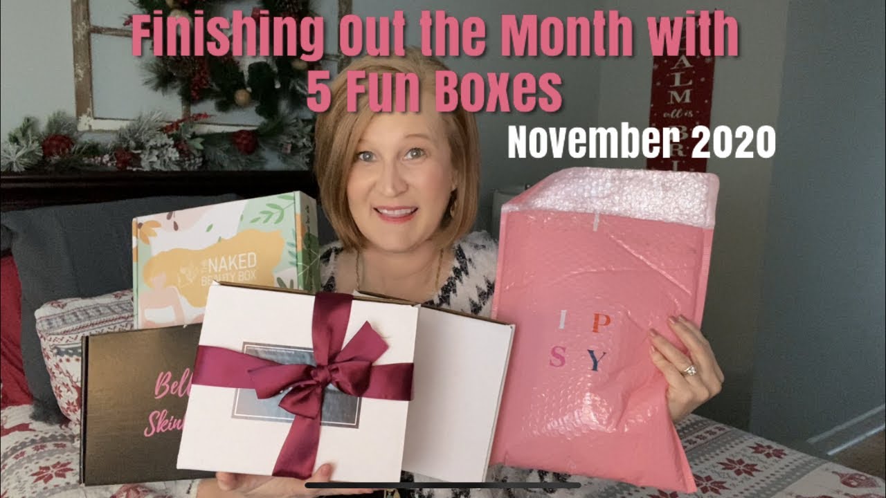 Opening 5 Amazing Subscription Boxes | November 2020 | Finishing Out the Month
