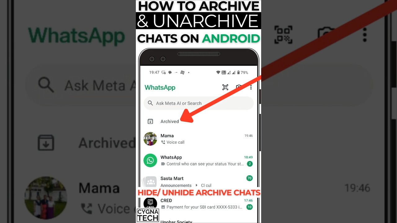 📁 Как архивировать и разархивировать чаты в WhatsApp (2025) &mdash; поддерживайте порядок в своей папке...