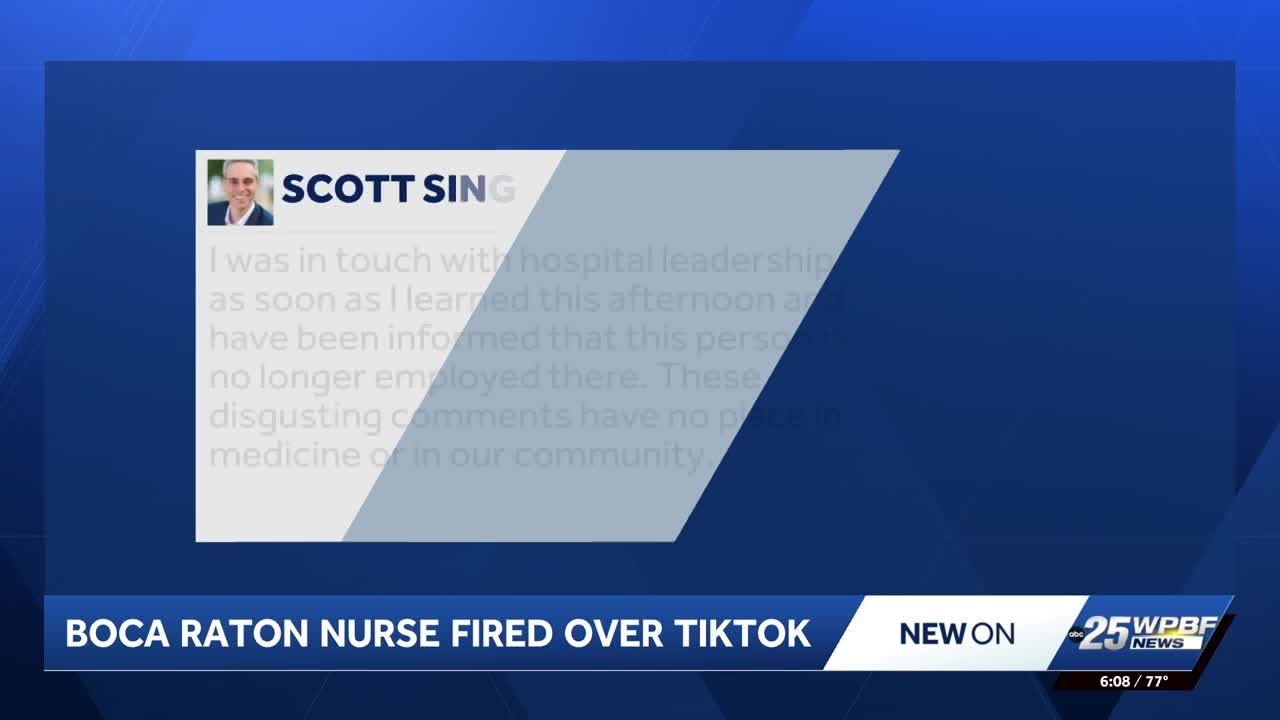 Boca Raton nurse fired over viral video about White House press secretary