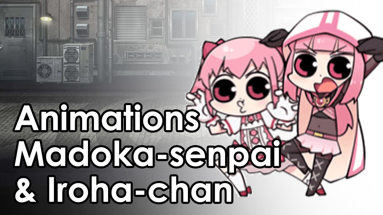Madoka-senpai & Iroha-chan - Battle Animations