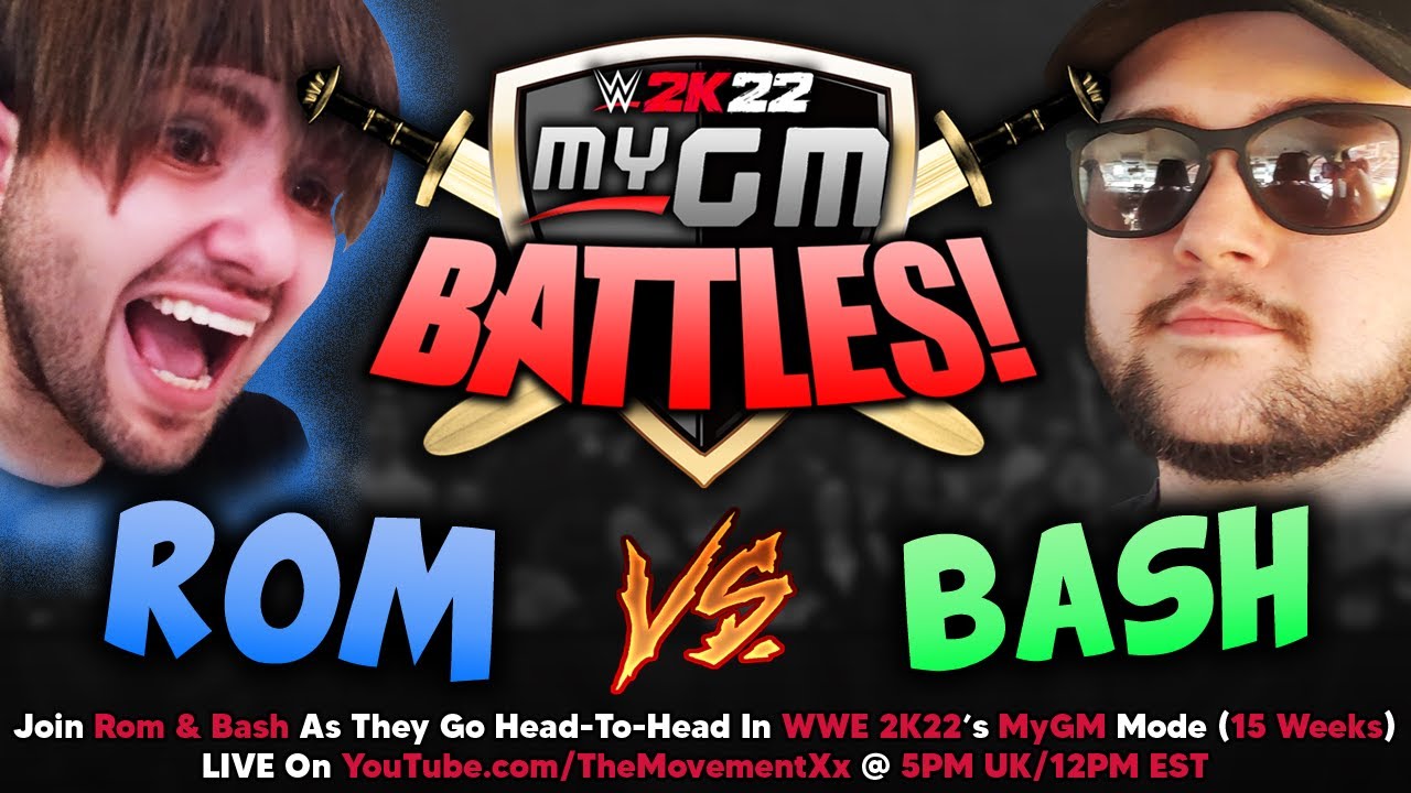 WWE 2K22: MyGM BATTLES! - Rom Buster vs Cameron Bash