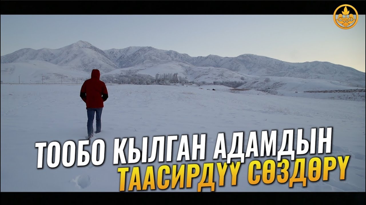 ТООБО КЫЛГАН АДАМДЫН ТААСИРДҮҮ СӨЗДӨРҮ. Шейх Чубак ажы