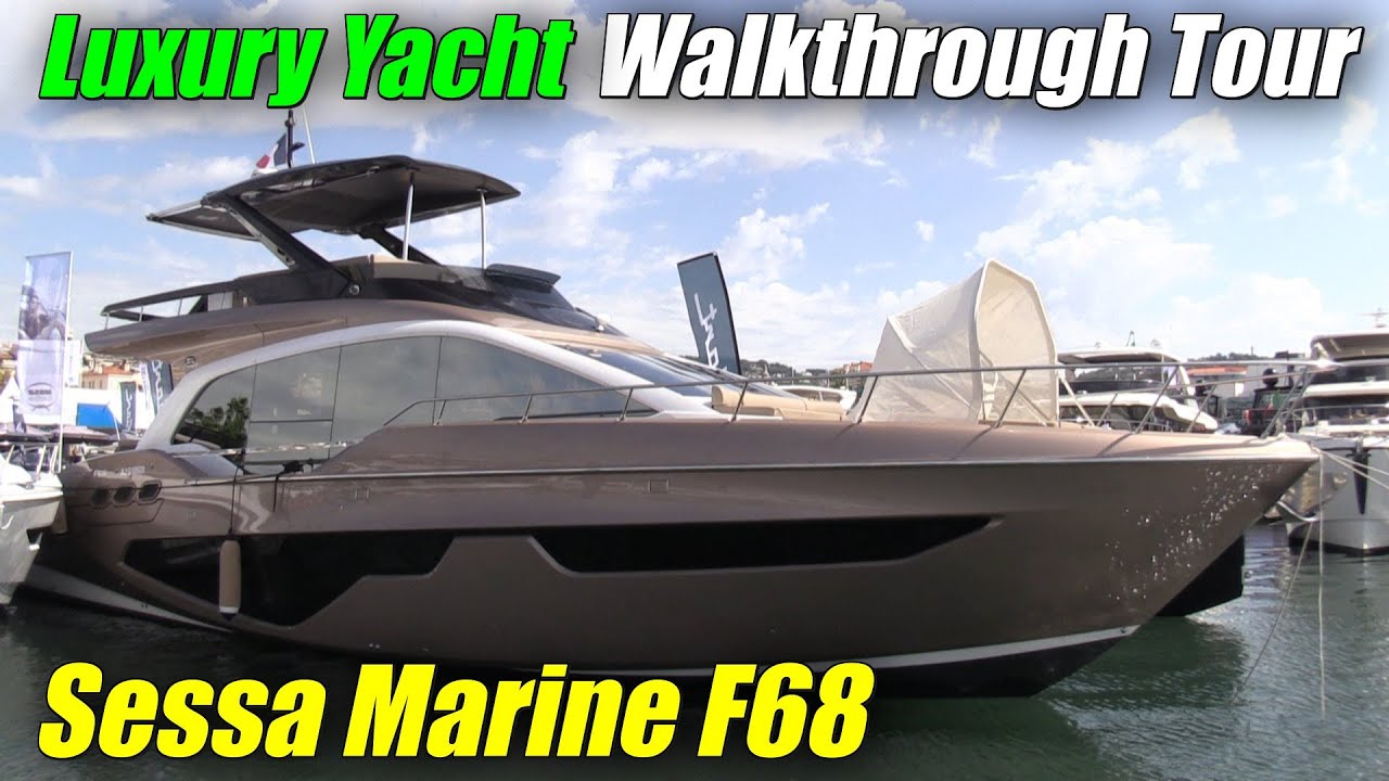 Italian Excellence !!! 2023 Sessa Marine F68 Gullwing