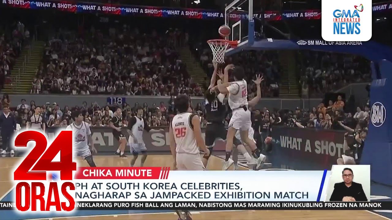 PH at South Korea celebrities, nagharap sa jampacked exhibition match | 24 Oras