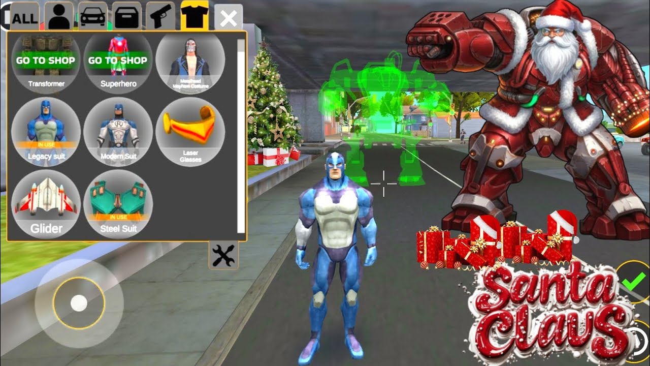 Santa Claus New Killing Machine Mods 🤯 Rope Hero Vice Town New Update 