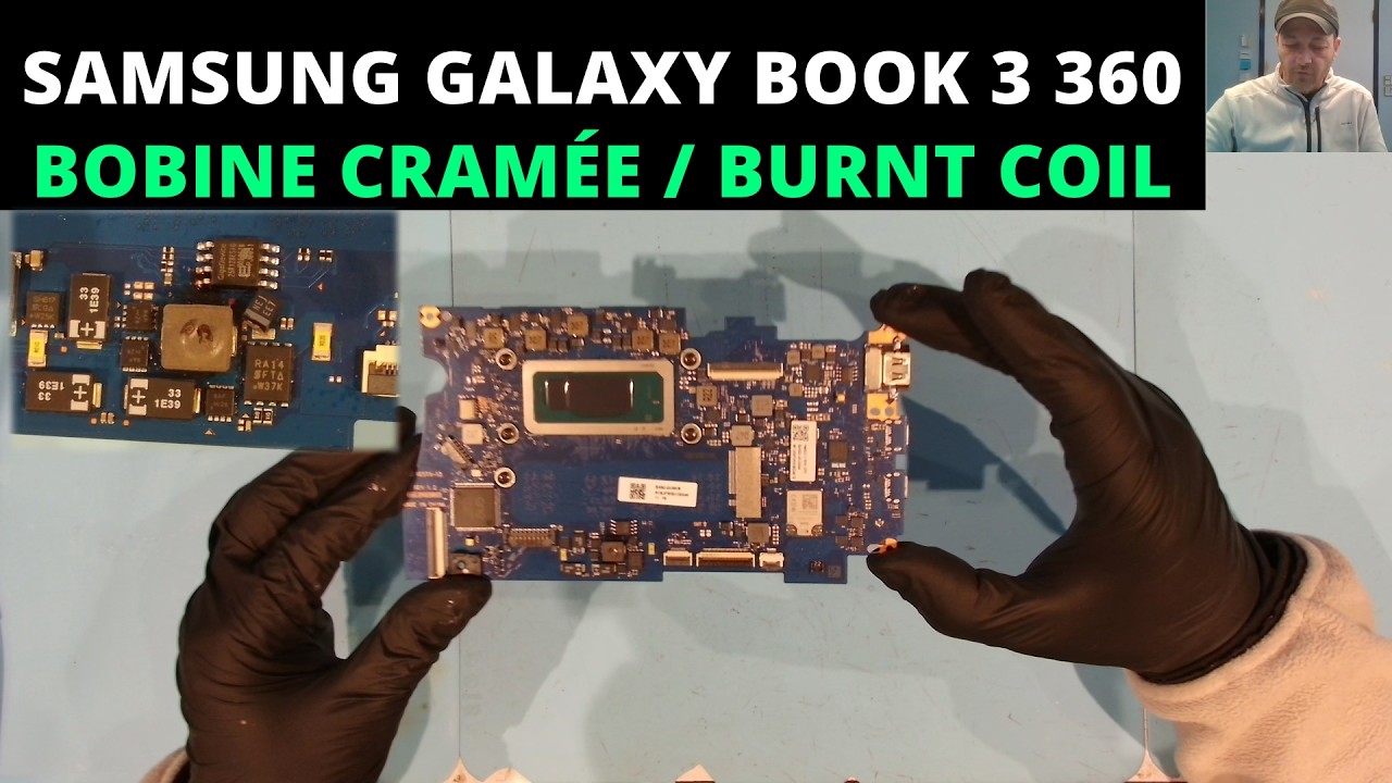 Samsung Galaxy Book 3 360 - Bobine cramée !