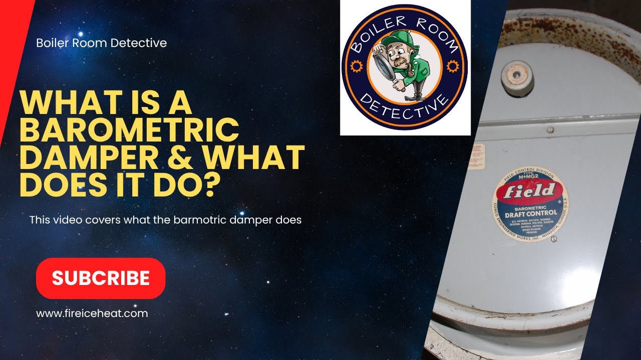 What is a barometric damper & what does it do?