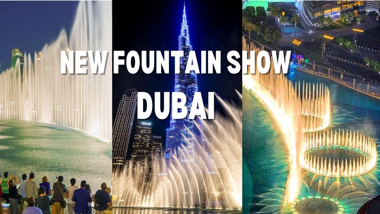 ✨ Dubai’s Spectacular New Fountain Show | Downtown Dubai Night Experience 🌆💦