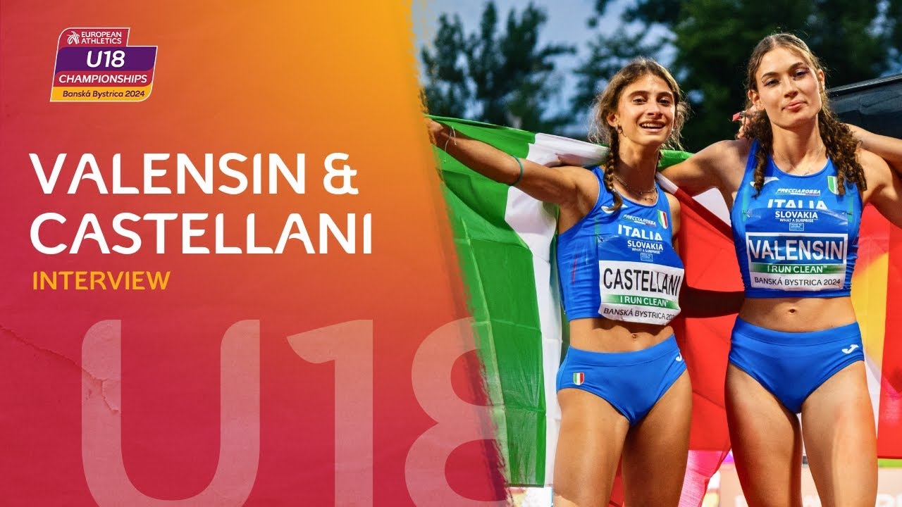 Interview: Valensin & Castellani 🇮🇹 | European Athletics U18 Championships | Banska Bystrica 2024