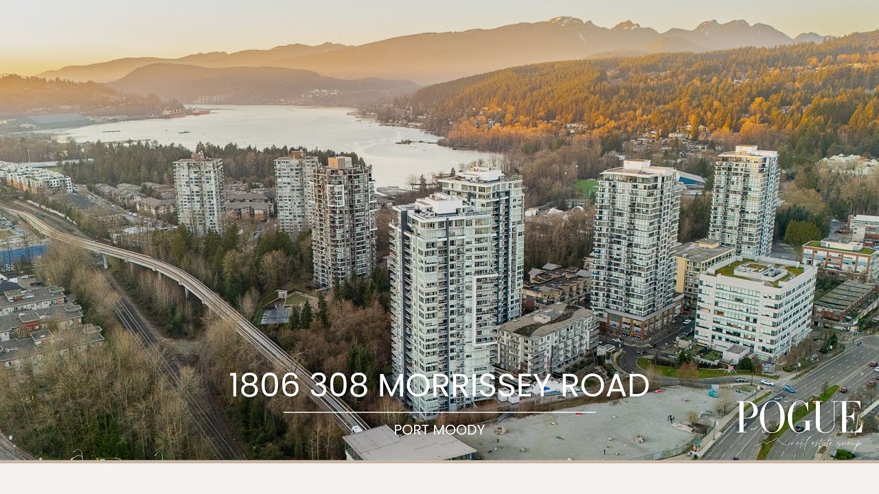 The Grande in Suter Brook Village - 1 Bed, 1 Bath Condo | 1806 308 Morrissey Road, Port Moody | 4K