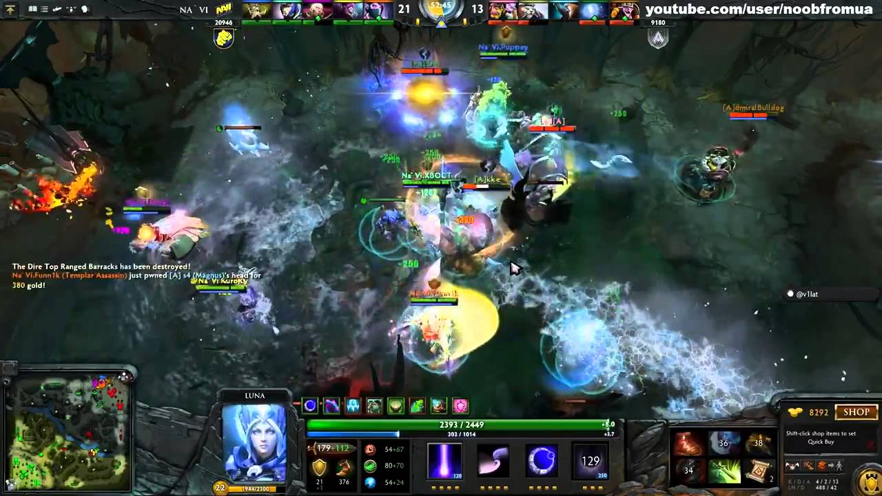 Dendi Kuroky Most epic Save Combo NaVi Alliance Starladder 8