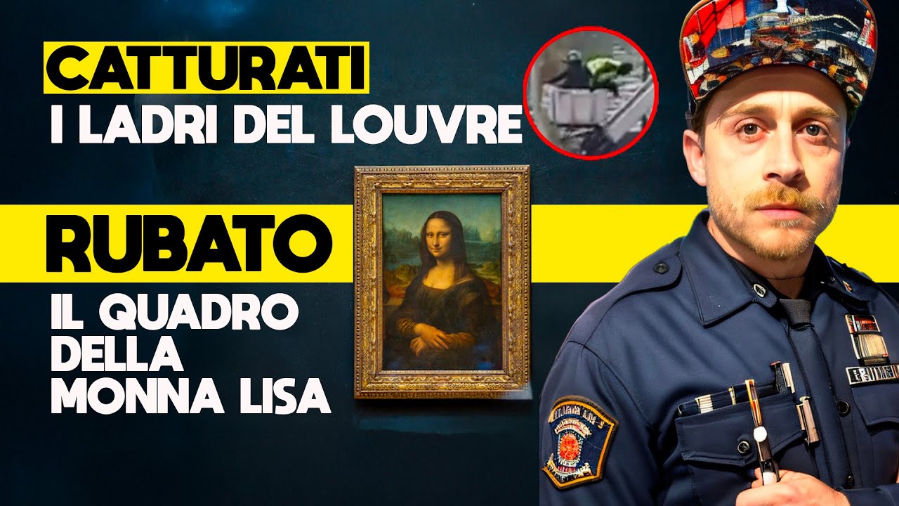 CATTURATI i ladri del Louvre, ma è scomparsa la gioconda Monna Lisa. IL COLPO DEL SECOLO