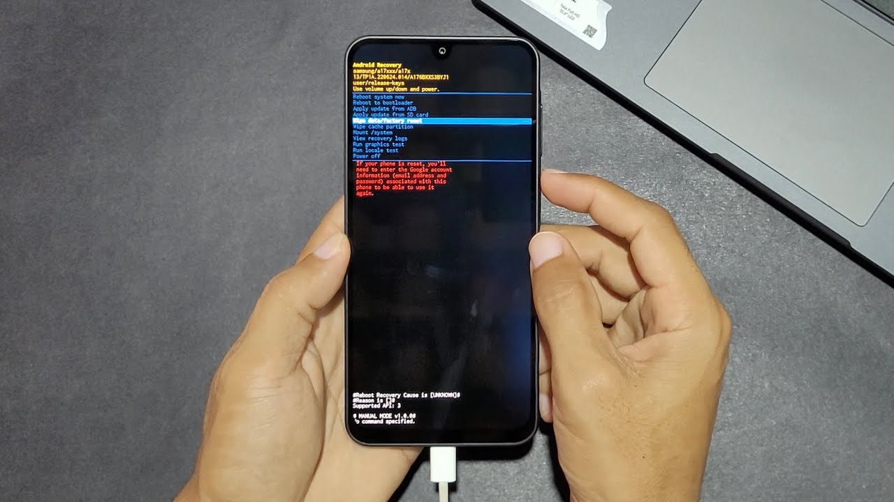 Como Formatar o Galaxy A17 (Hard Reset)