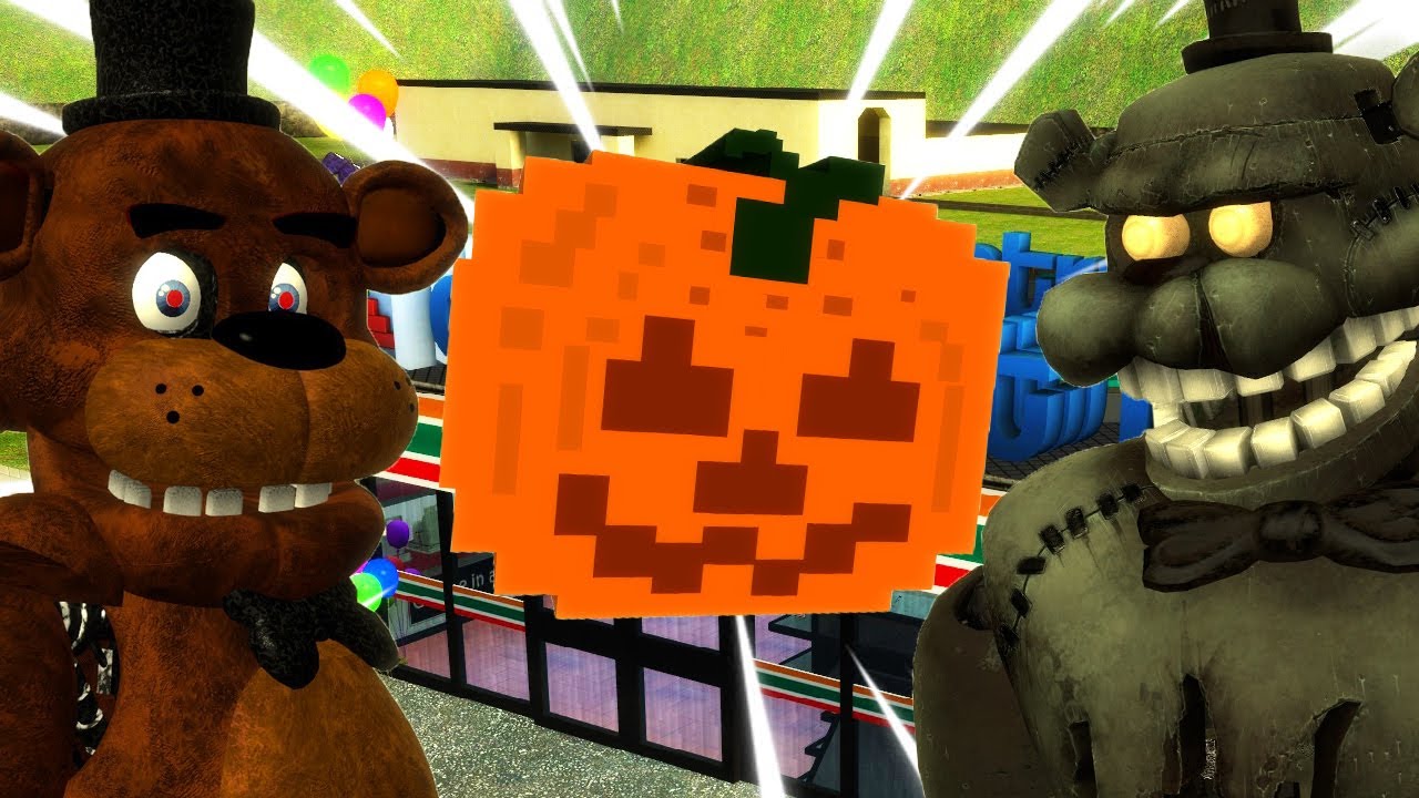 Freddy And Friends Celebrate HALLOWEEN EARLY! (GMOD FNAF)
