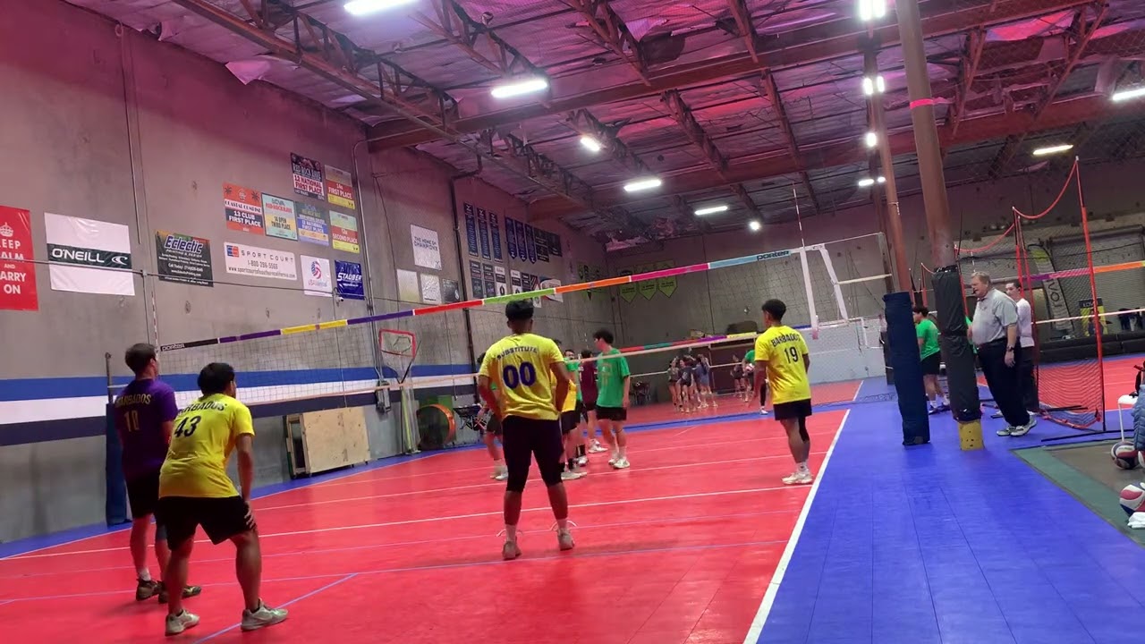 Gardena mens volleyball league week 2 game 1 set 2 