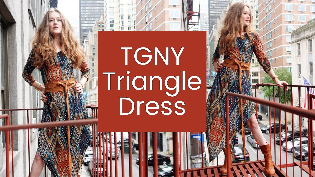Tracy Gold New York Fall Triangle Dress  - Tracy Gold Show
