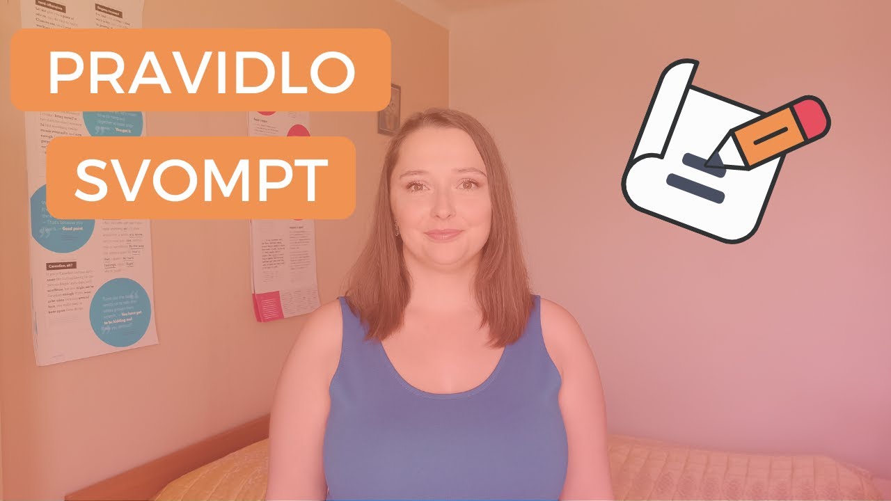 Slovosled v angličtině | Základní pravidlo SVOMPT