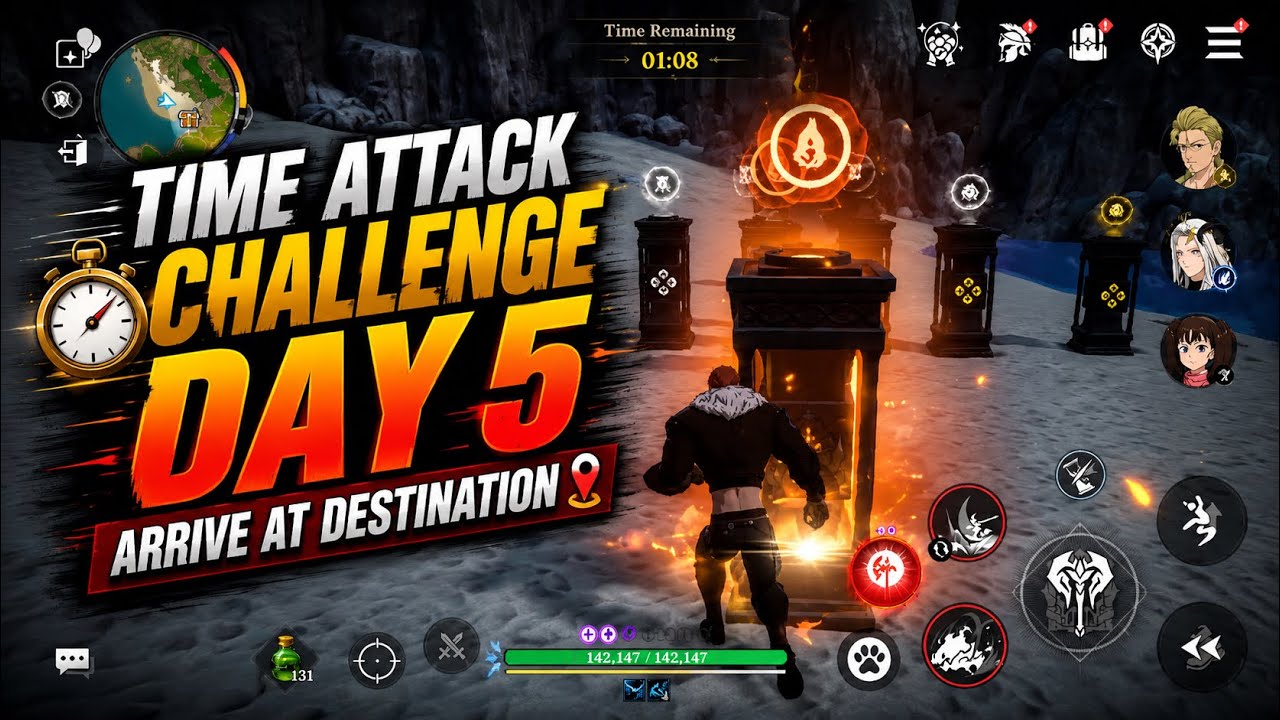 TIME ATTACK CHALLENGE DAY 5 | Arrive at Destination | The Seven Deadly Sins: Origin Guide