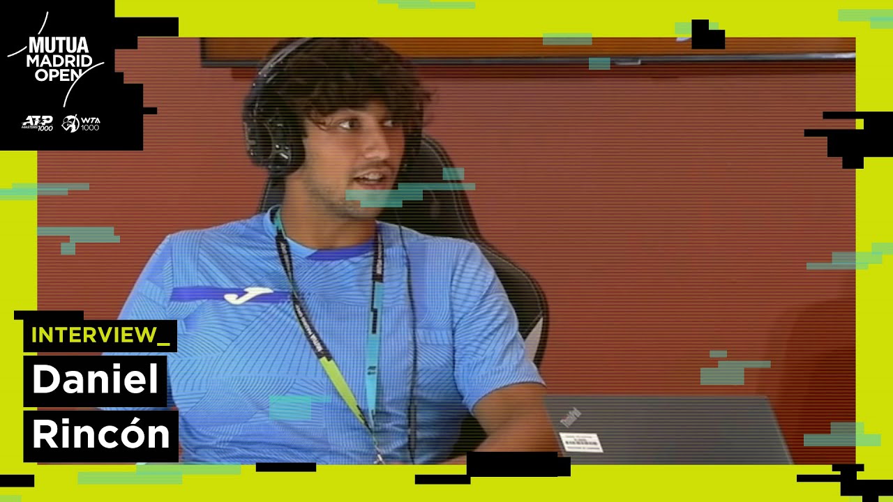 ENTREVISTA a Daniel Rincón en el MUTUA MADRID OPEN 2023