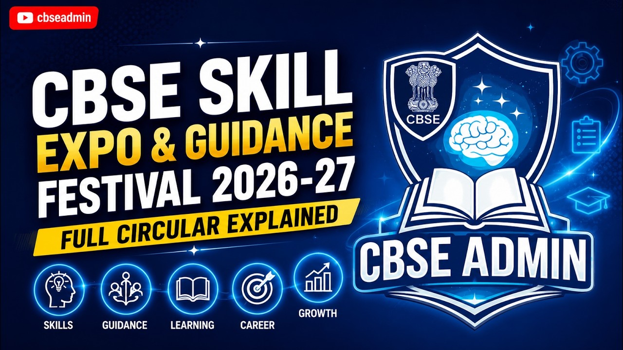 CBSE Skill Expo & Guidance Festival 2026-27 | Full Circular Explained