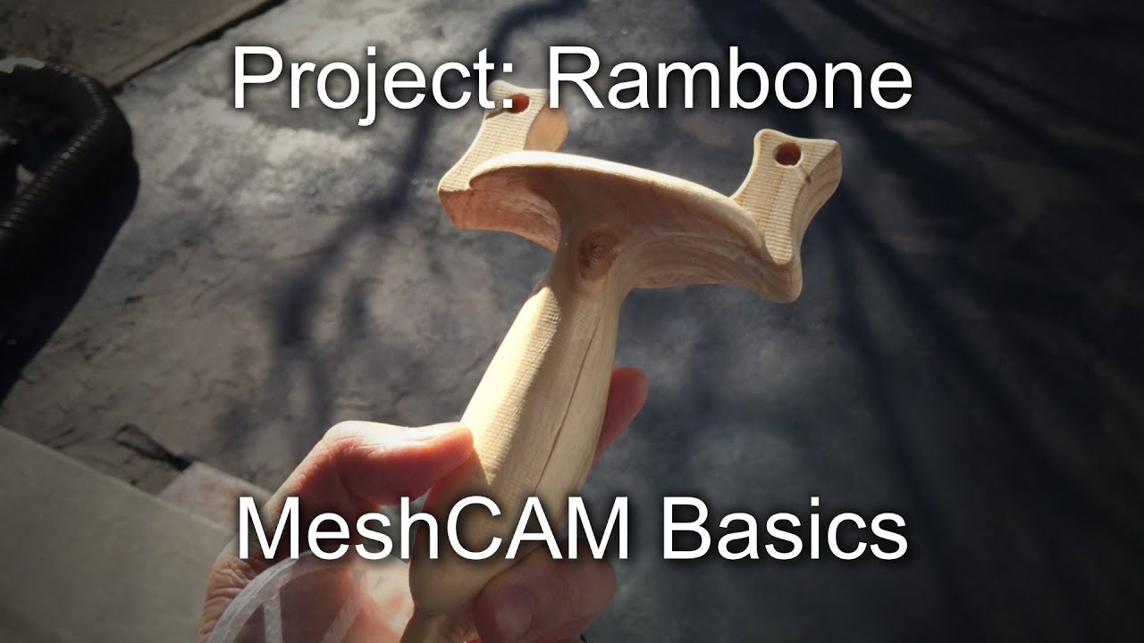 Shapeoko 2: How to use MeshCAM to Mill a Slingshot
