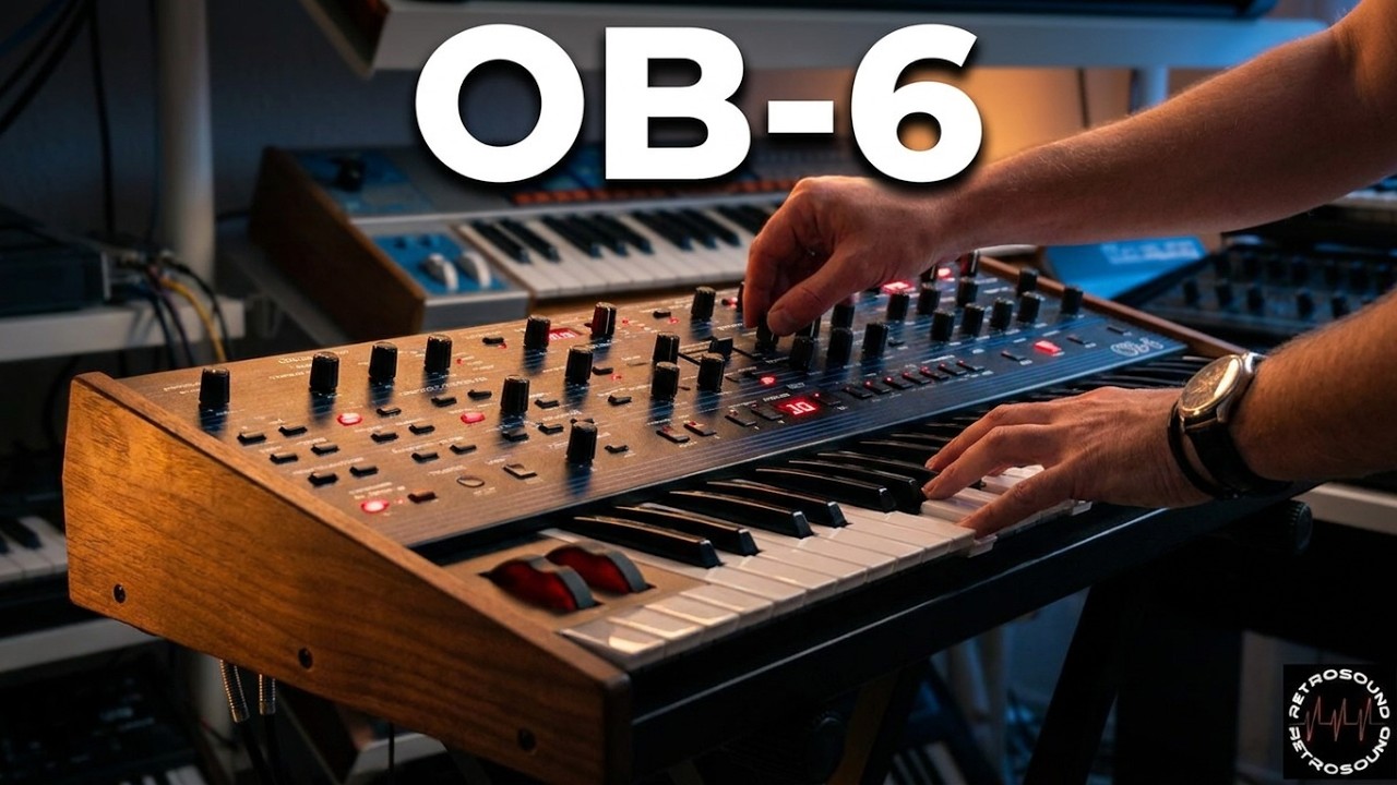 Dave Smith / Tom Oberheim OB-6 Analog Synthesizer (2016) sound demo
