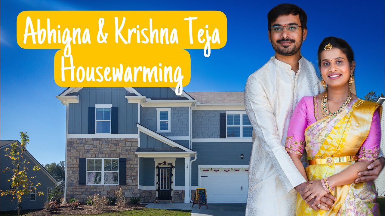 Abhigna & Krishna Teja Housewarming Cinematic story || Braselton || Georgia