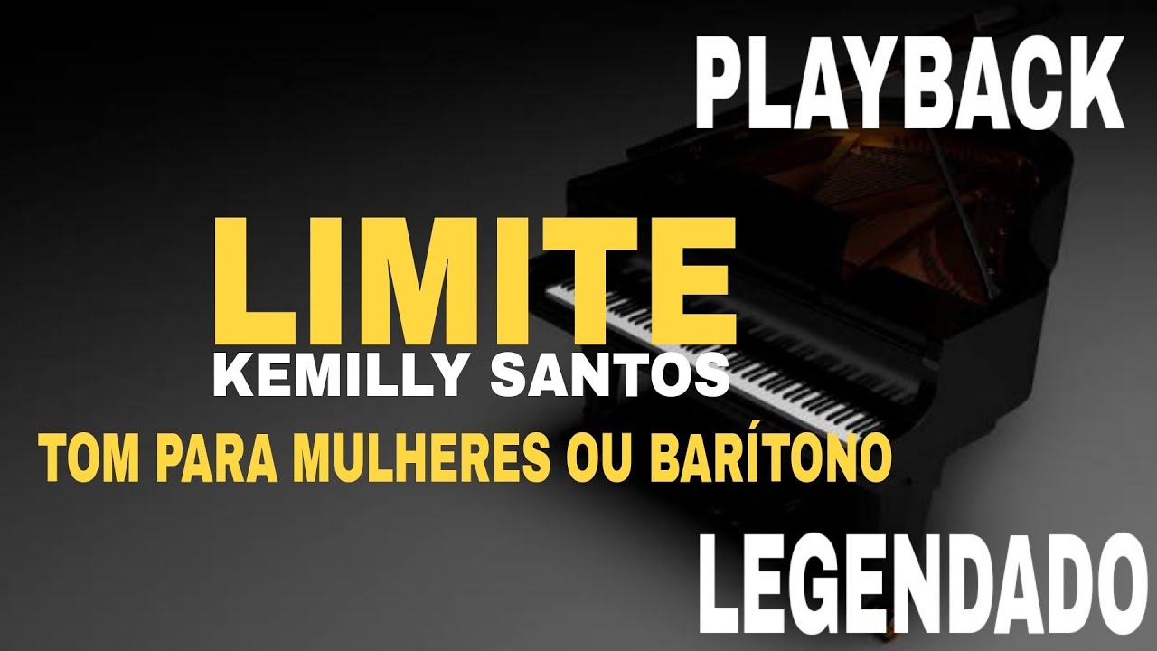 Limite [ PLAYBACK LEGENDADO ] Kemilly Santos