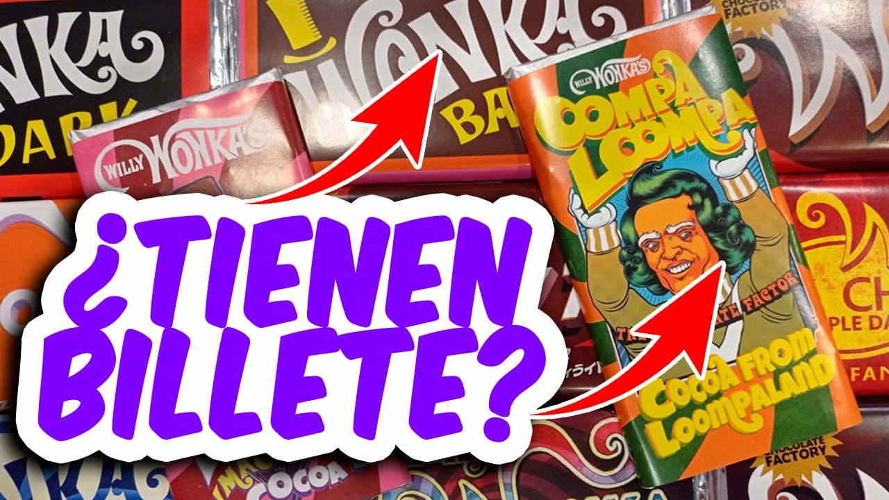 Probando 12 chocolates WILLY WONKA muy raros 🍫 mientras te explicamos sus SECRETOS 🍫