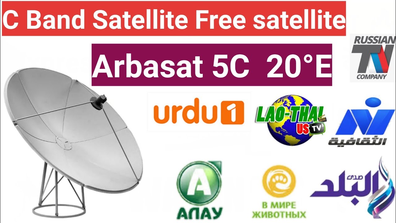 Arbasat 5C @ 20&deg;East C Band Satellite On New Channel Add | mbfreedish