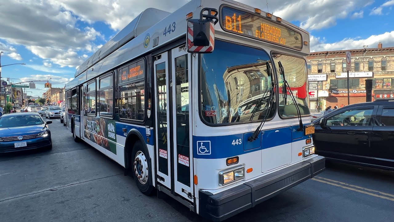 MTA: On Board 2011 New Flyer C40LF CNG #443 On The B11 Local Bus To Midwood-Flatbush Av (07/30/2022)