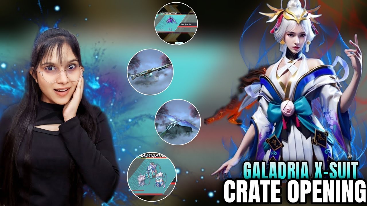 😱 OMG❗️LUCKIEST GALADRIA X SUIT CREATE OPENING |  BGMI - OP CHIKU