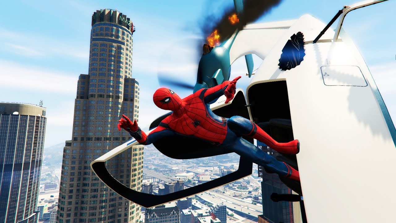 GTA 5 Epic Plane Crashes & Spiderman Ragdolls Ep.28 (Euphoria Physics | Funny Moments)