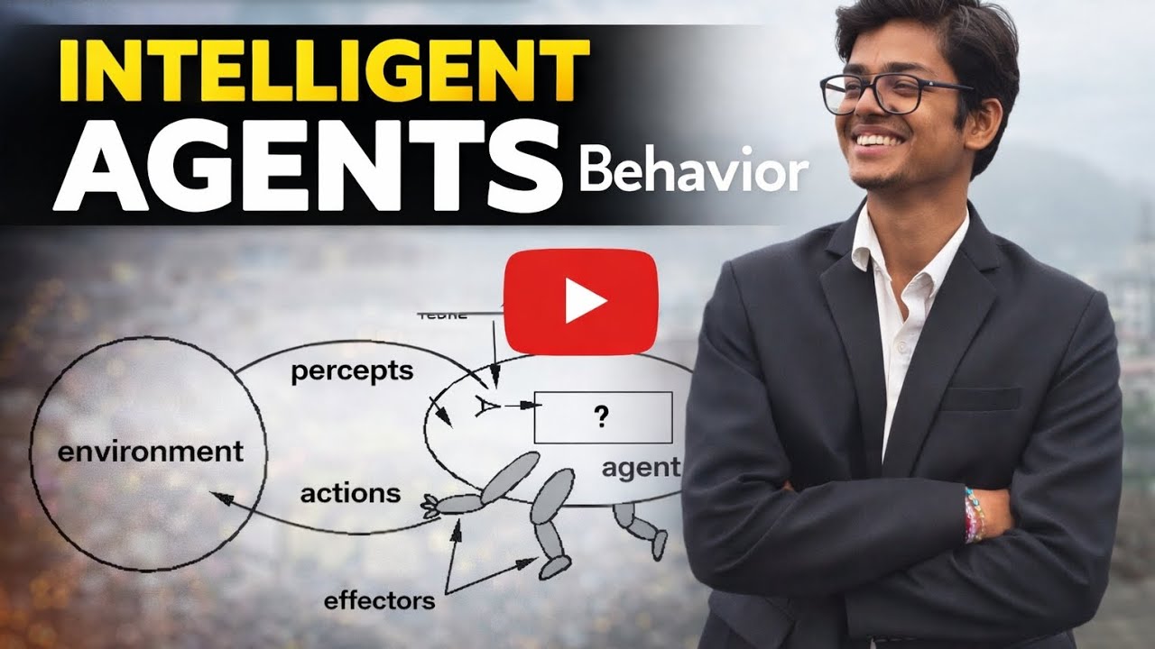 Intelligent Agents in AI | Types, Structure & Environment Explained | AI Tutorial Part 06