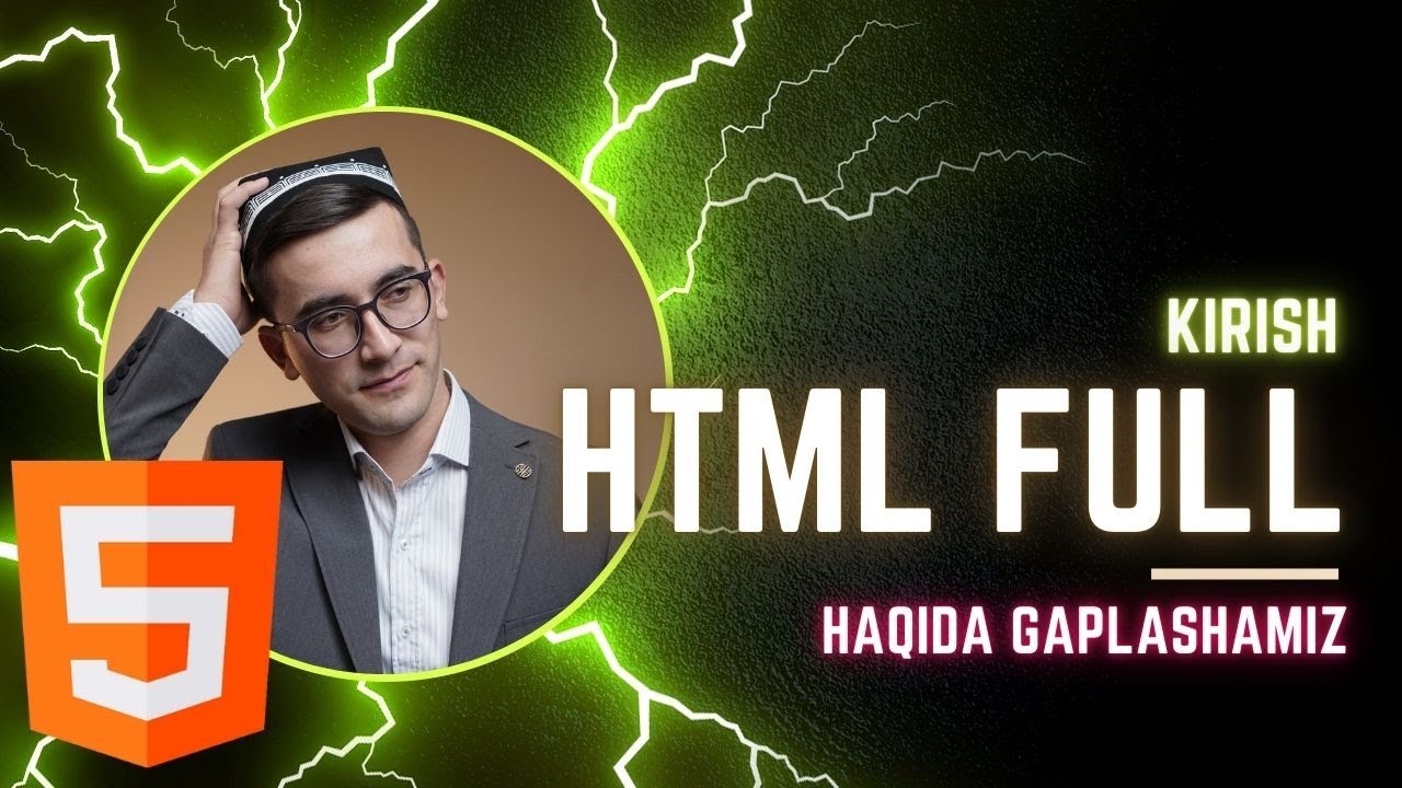 HTML da kirish