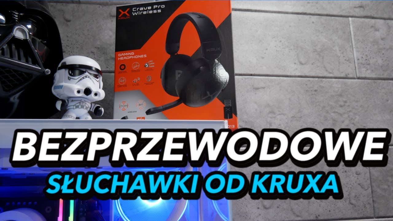 Wygodny i bezprzewodowy headset dla gracza - Krux Crave Pro Wireless