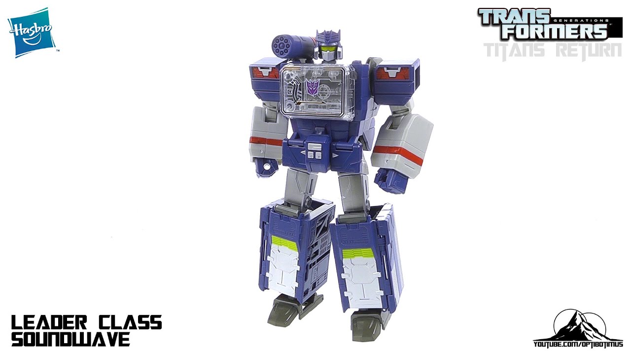 Transformers Titans Return Leader Class SOUNDWAVE Video Review
