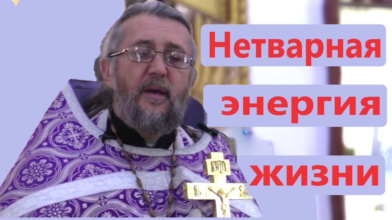 НЕТВАРНАЯ ЭНЕРГИЯ ЖИЗНИ. ПОЧЕМУ НЕ У ВСЕХ ПОЛУЧАЕТСЯ ЗАПРАВЛЯТЬСЯ? Священник Игорь Сильченков