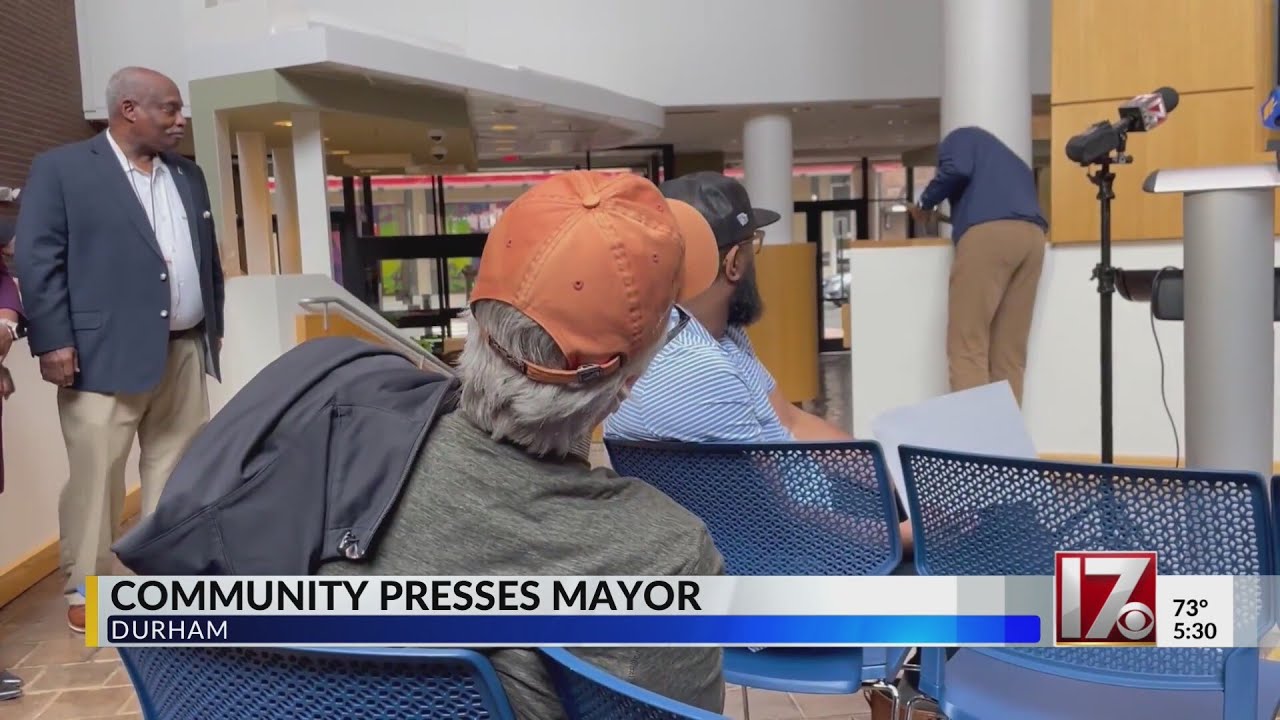 Community presses Durham mayor on recent crime spike