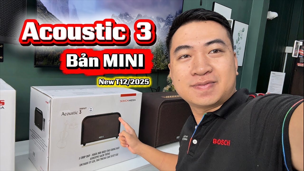 Khui Acnos Acoustic 3 COMPACT - Nhỏ Hay Hơn To?