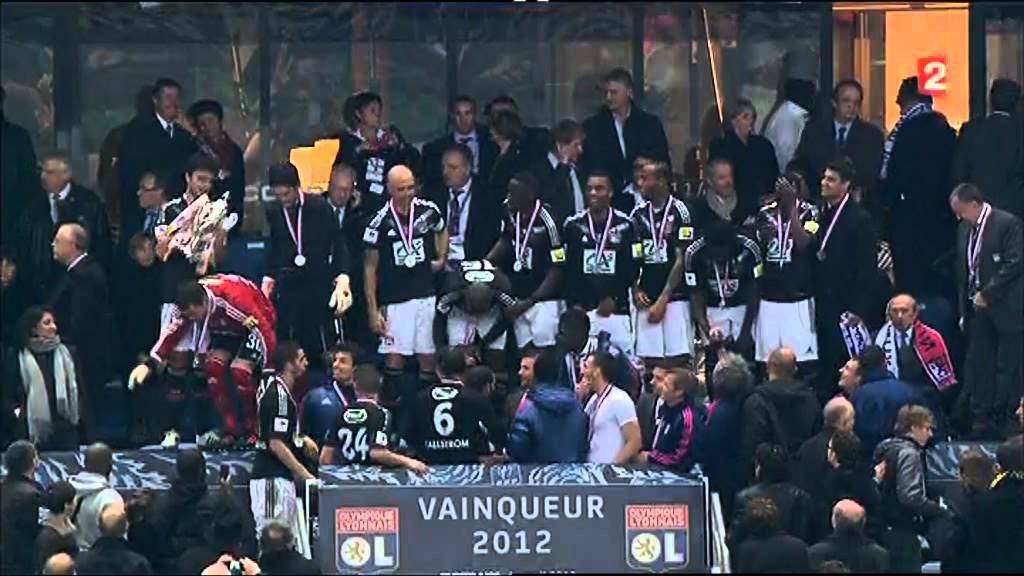 LYON VAINQUEUR 2012 de la Coupe de France Finale.