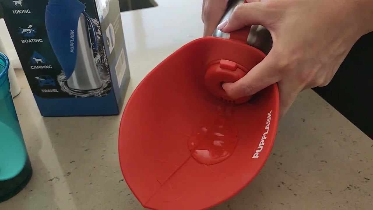 Pup Flask Large Dog Water Bottle | Convenient Dog Water Dispenser | Portable Pet Water Bottle Review