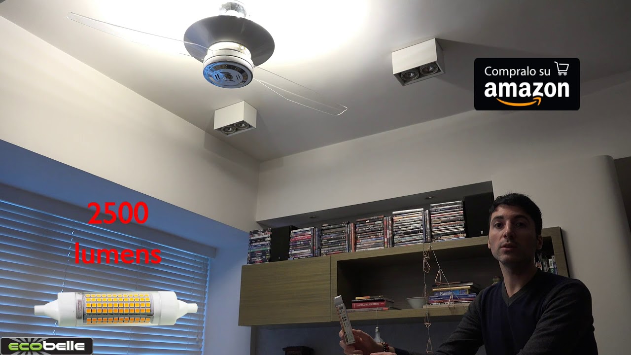 ECOBELLE® Nuova Linea Lampadine LED R7s Hypernova in Ceramica Ultrapontenti