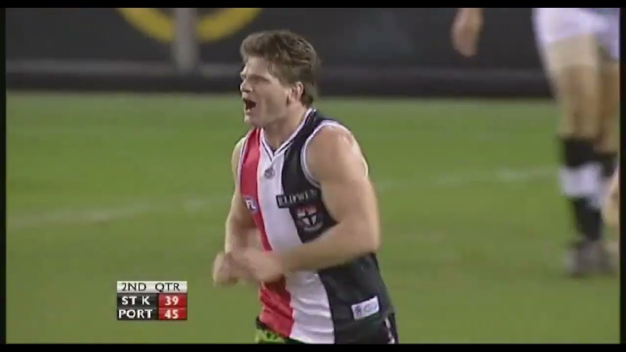 St Kilda Saints FC: 2008 AFL Premiership Highlights. Round 18, St Kilda v Port Adelaide, Docklands.