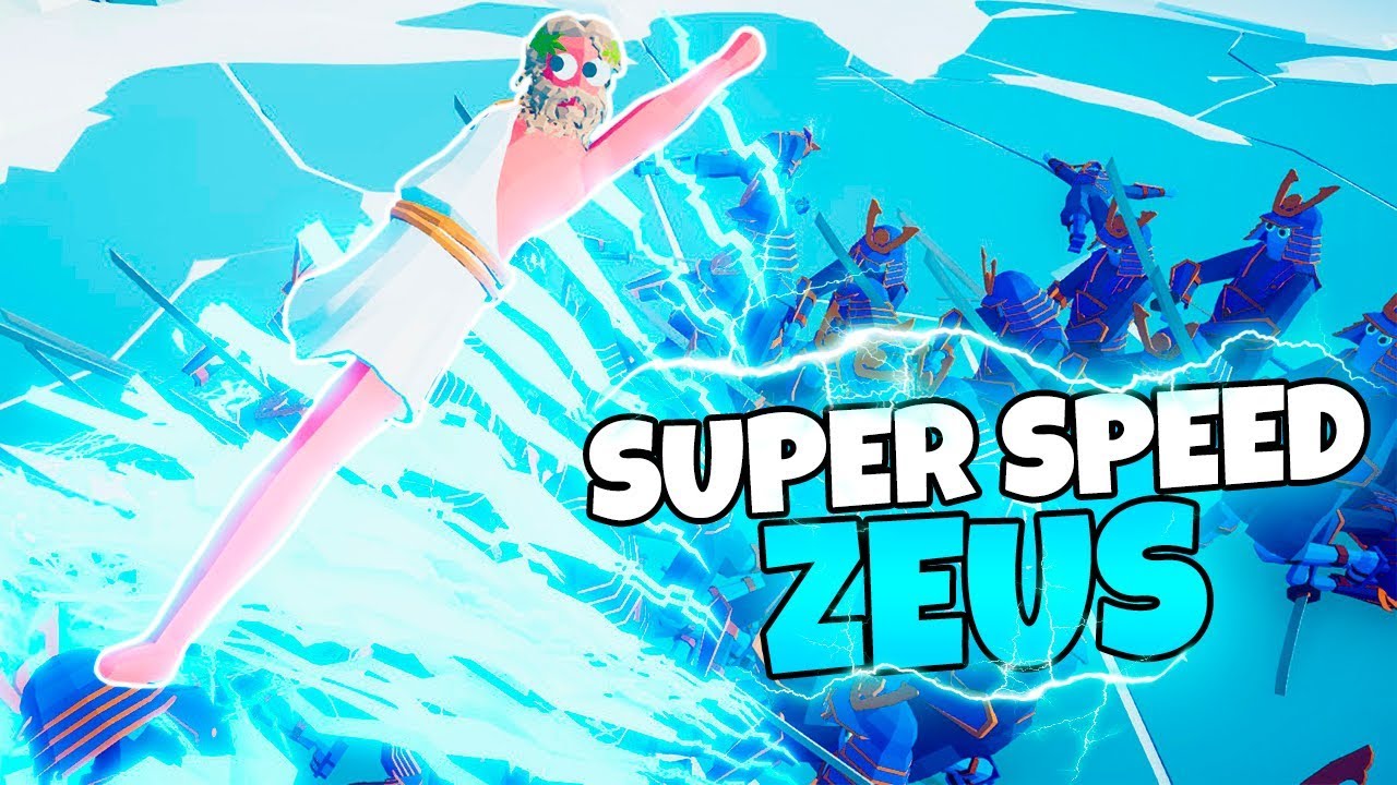 ZEUS WITH SUPER SPEED. EPIC | TABS MODDED GAMEPLAY