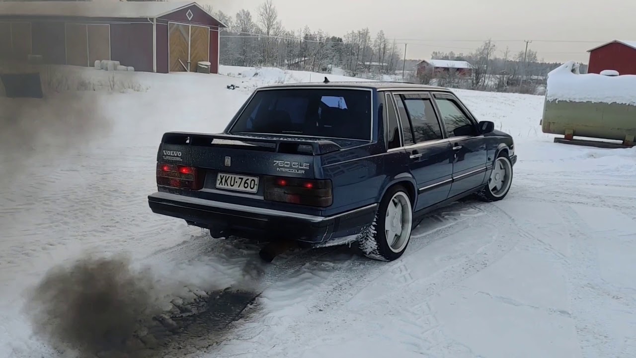 Volvo 760 D24+hx35 straight pipe sound